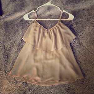 Chiffon flowy tank